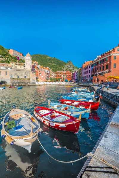 Vernaza June 2016 Село Vernazza Районі Cinque Terre Лігурії Північна — стокове фото