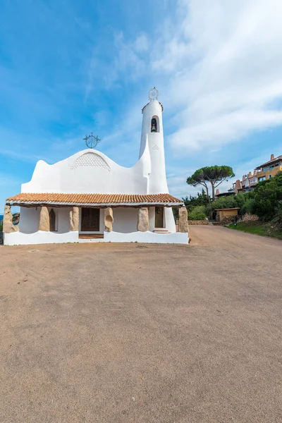 Igreja Chiesa Stella Maris Ilha Sardenha Itália — Fotografia de Stock