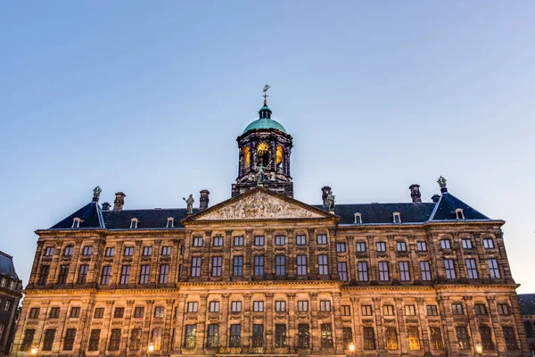 Palacio Real Koninklijk Paleis Amsterdam Paleis Dam Ámsterdam Uno Los — Foto de Stock