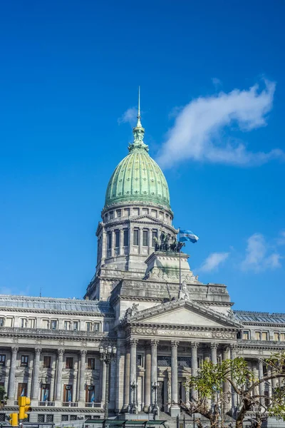 阿根廷国家的国会 西班牙语 Congreso 民族阿根廷 在布宜诺斯艾利斯举行的阿根廷政府的立法分支 免版税图库图片