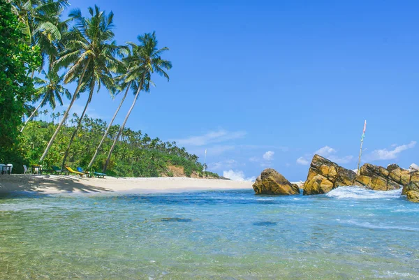 Geheime strand in Mirissa, Sri Lanka — Stockfoto