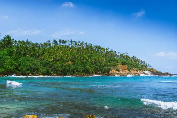 Praia secreta em Sri Lanka — Fotografia de Stock