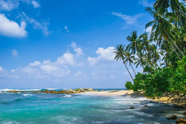 Praia secreta em Sri Lanka — Fotografia de Stock