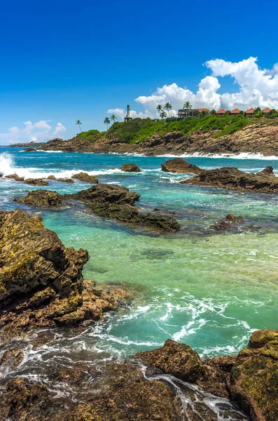 Praia tropical no Sri Lanka — Fotografia de Stock