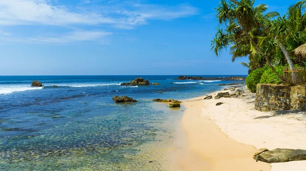 Sri Lanka beach. Hikkaduwa. — Zdjęcie stockowe