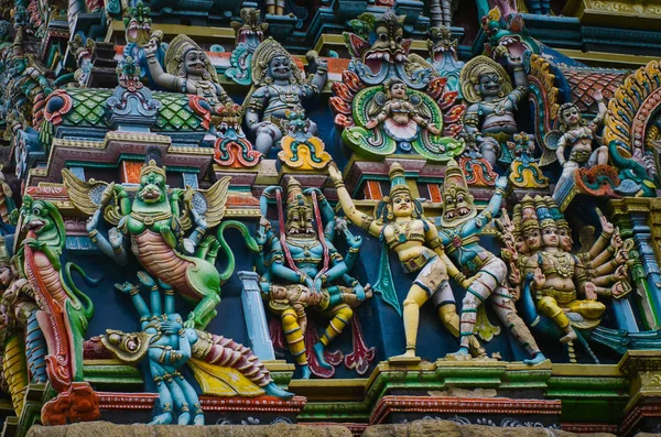 Meenakshi hinduistischer Tempel in madurai, — Stockfoto