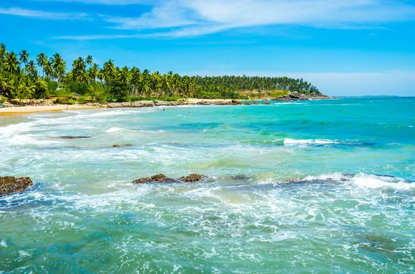 Praia tropical no Sri Lanka , — Fotografia de Stock