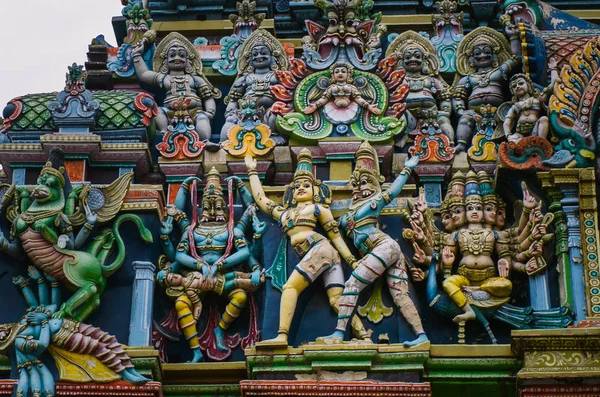 Templo hindu Meenakshi em Madurai , — Fotografia de Stock