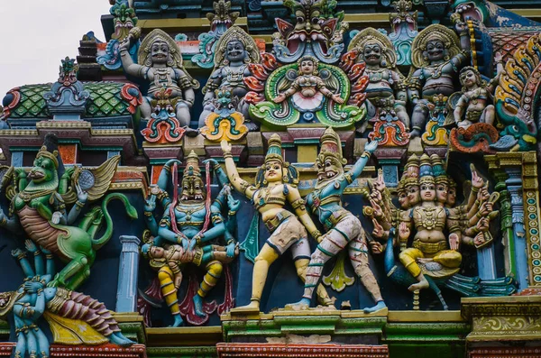 Meenakshi hinduistischer Tempel in madurai, — Stockfoto