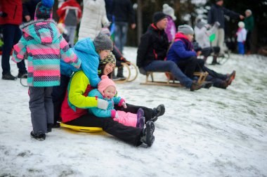 Merry hill sledging.