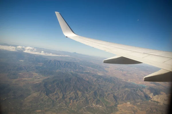 View from the airplane window. — Stock Photo, Image