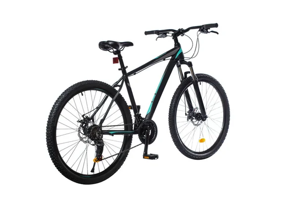 Moderna Mountain Bike Sportiva Isolata Sfondo Bianco — Foto Stock