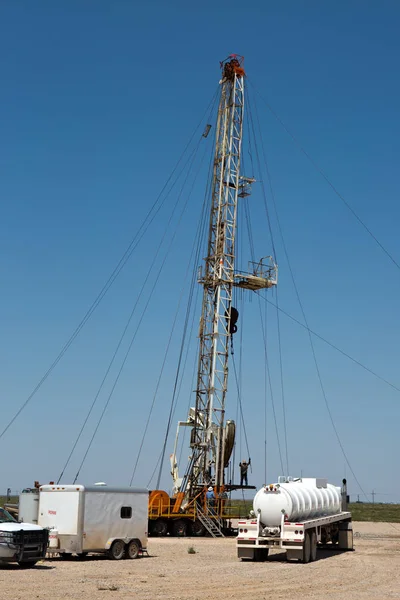 Plataforma de perforación del pozo de petróleo — Stockfoto