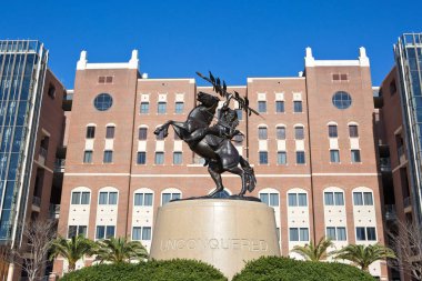 Florida State University Statue Stadium clipart