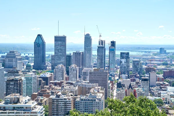 Vista panorámica del verano Montreal — Foto de Stock