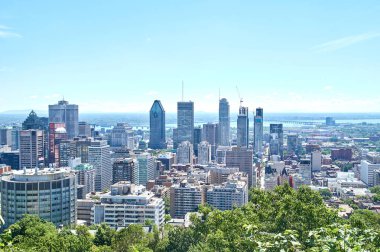 Şehir Montreal doğal görünümü