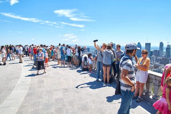 Vista panorámica del centro de Montreal — Foto de Stock