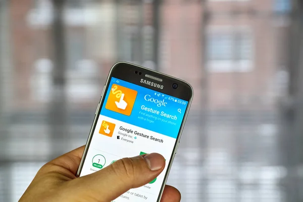 Google ジェスチャー検索 — ストック写真