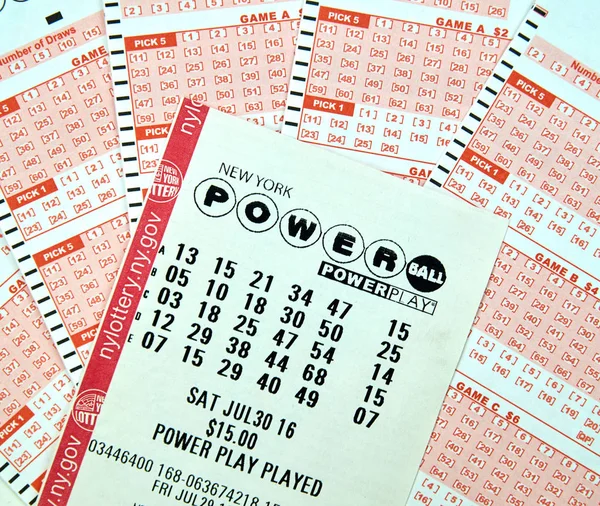 Biglietti della lotteria Powerball — Foto Stock