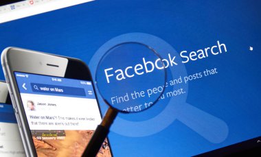Facebook arama web sayfası