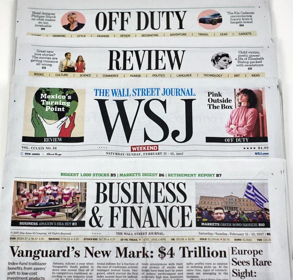 Le journal du Wall Street Journal — Photo