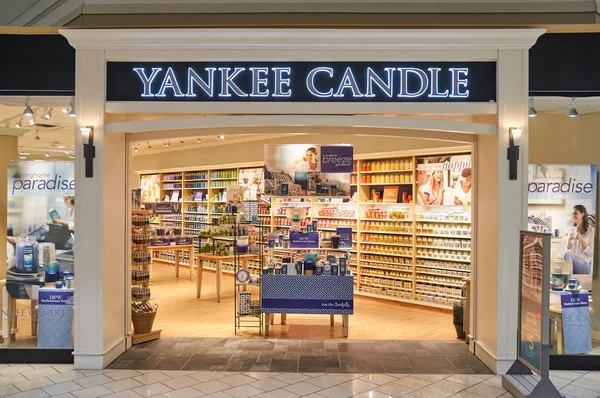 Svíčka Yankee bootique — Stock fotografie