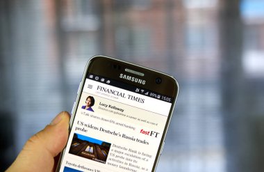 Samsung S7 Financial Times android uygulaması