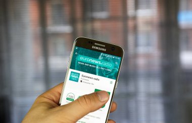 Euronews mobil uygulama.