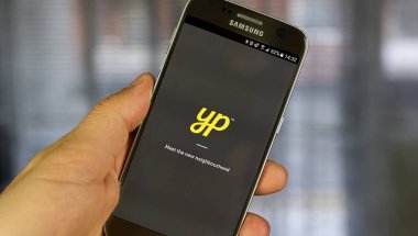 Sarı Sayfalar mobil uygulama.