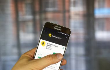 Sarı Sayfalar mobil uygulama.