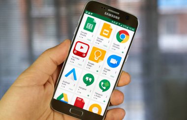 Google oyunu arious Google uygulama simgeleri.