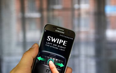 Süper Parlak Led el feneri app Samsung S7