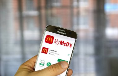 McDonald's Samsung S7 android uygulaması