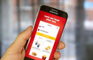 McDonald's Samsung S7 android uygulaması