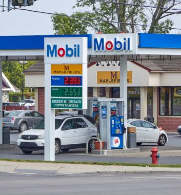 Mobil benzin istasyonu gaz fiyatları ile