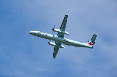 Hava Kanada hızlı iniş uçak.