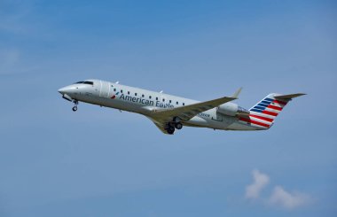 American Eagle uçak kalktıktan.
