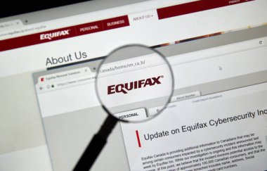 Equifax Canada home page clipart