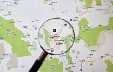 Las Vegas Google haritası