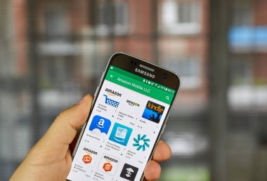 Amazon uygulamalar üzerinde Samsung S7