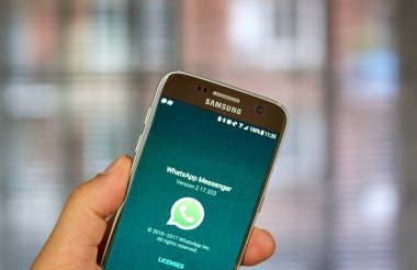Samsung ekran Whatsapp mobil uygulama