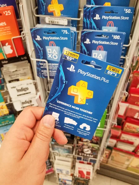 Tarjeta de regalo Playstation . — Foto de Stock