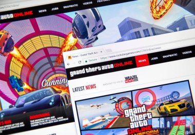 Grand Theft Auto Online ev Web sitesi.
