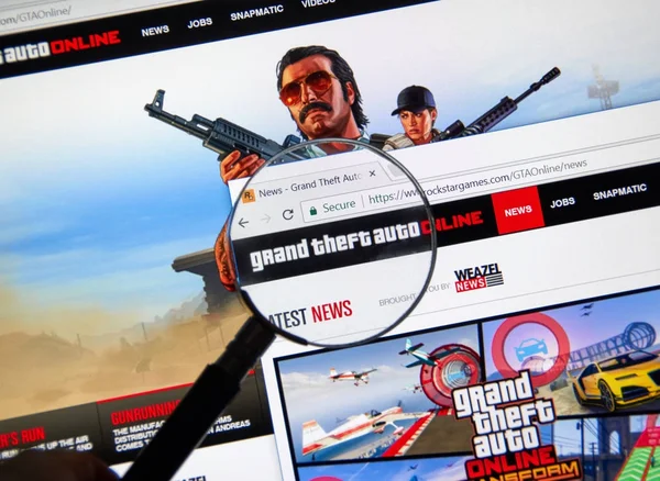 Grand Theft Auto site on-line casa . — Fotografia de Stock