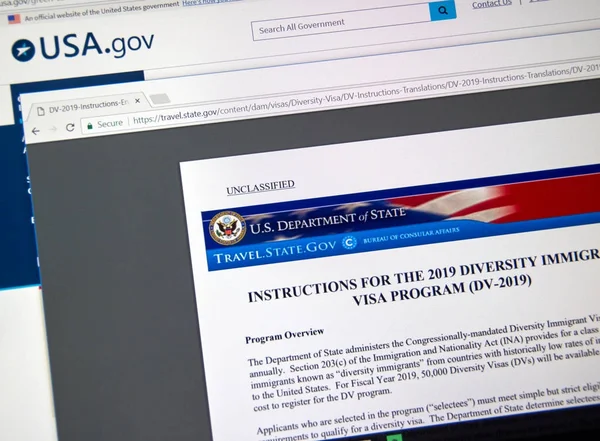 Elektronik çeşitlilik vize Çekilişi resmi web sitesi