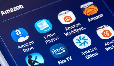 Samsung S8 Amazon farklı Android uygulama simgeleri