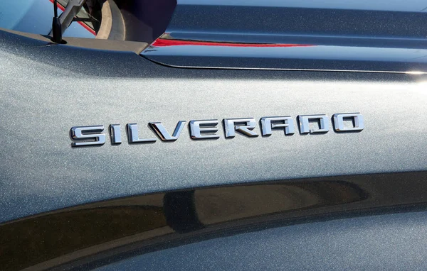 캐나다 2020 Silverado Writing Logo Truck 셰보레 Chevrolet 미국에서 유명하고 — 스톡 사진