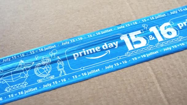 Amazon Prime Day caixa — Vídeo de Stock