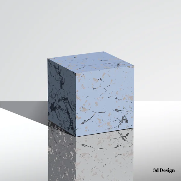 Mermer blok. Vektör.