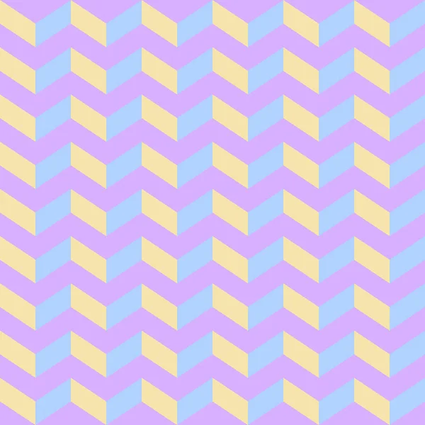 Soyut sorunsuz chevron desen renkli pastel paleti. Vektör.